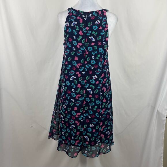 Betsey Johnson Navy Floral Dress Size 10 - Picture 5 of 12